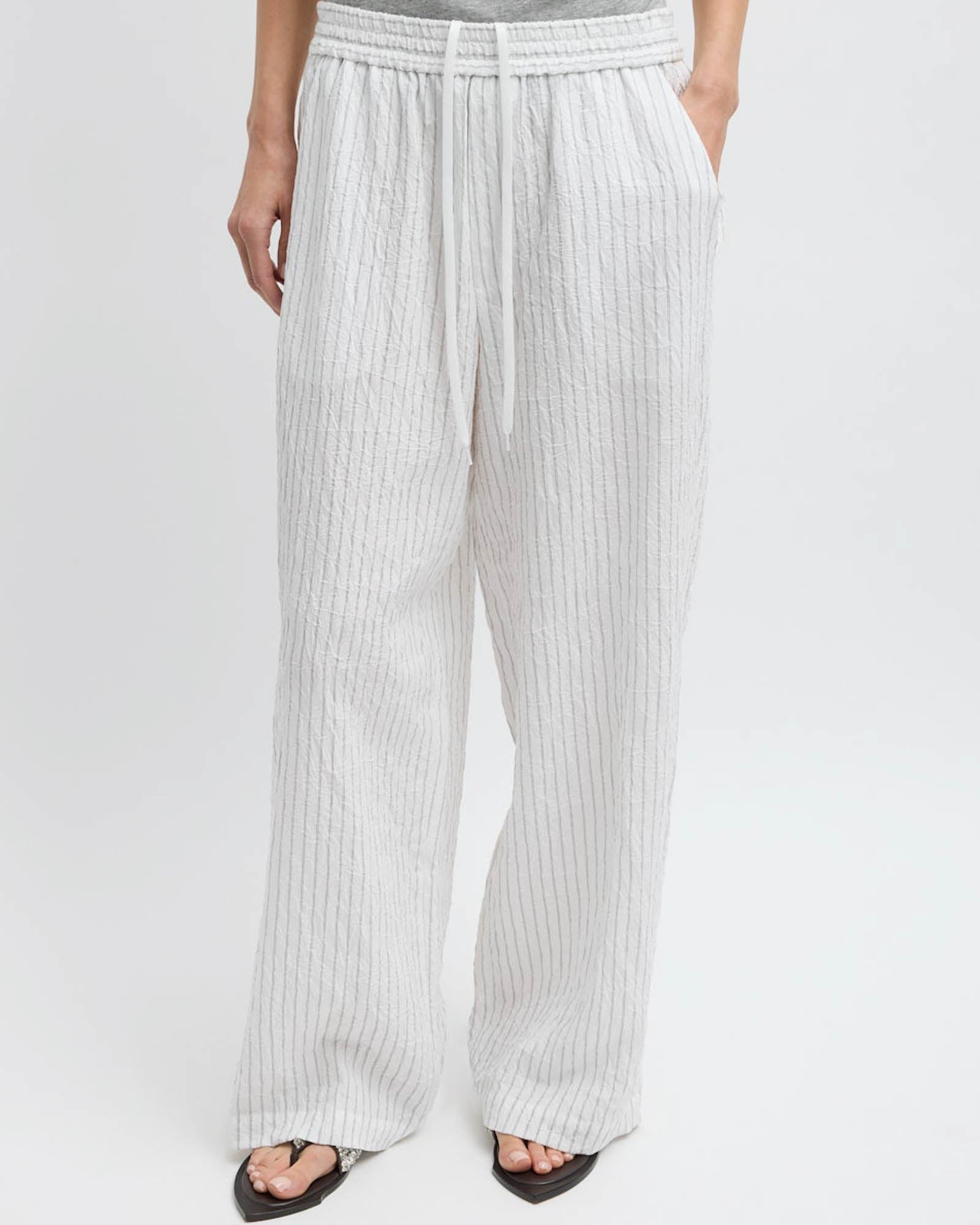 Crinkle Stripe Pant