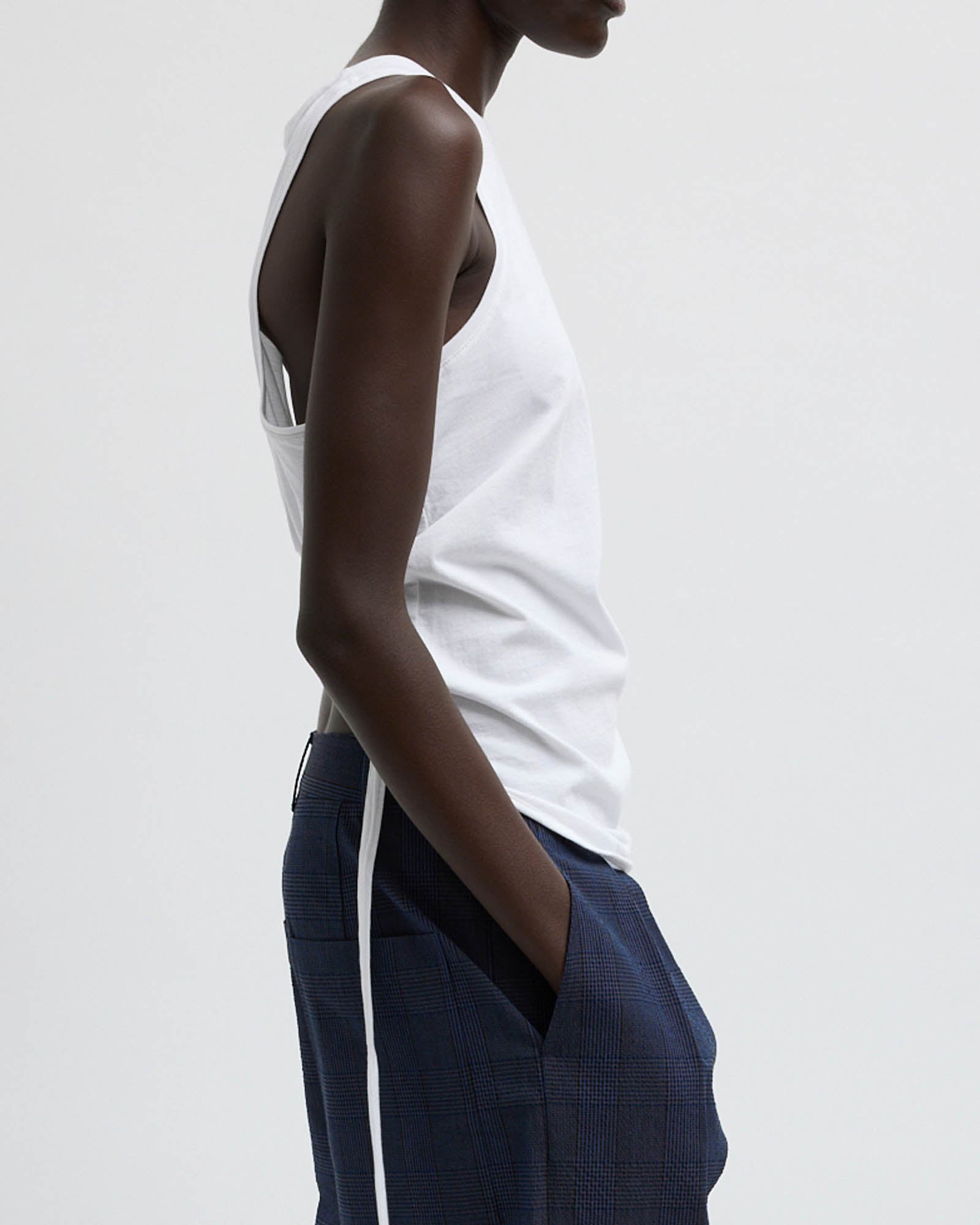 Shirred Back Tank