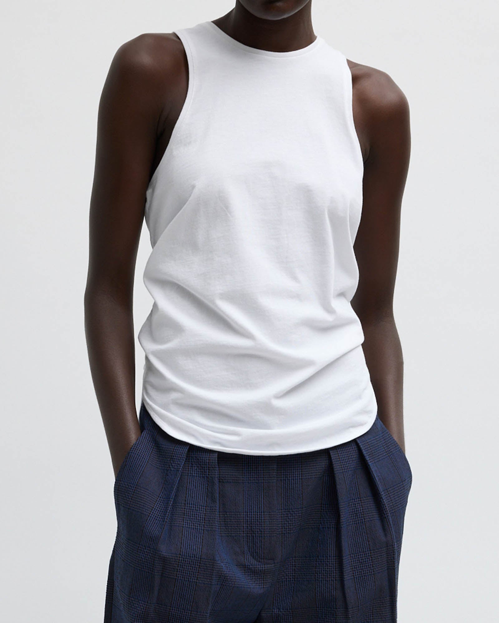 Shirred Back Tank