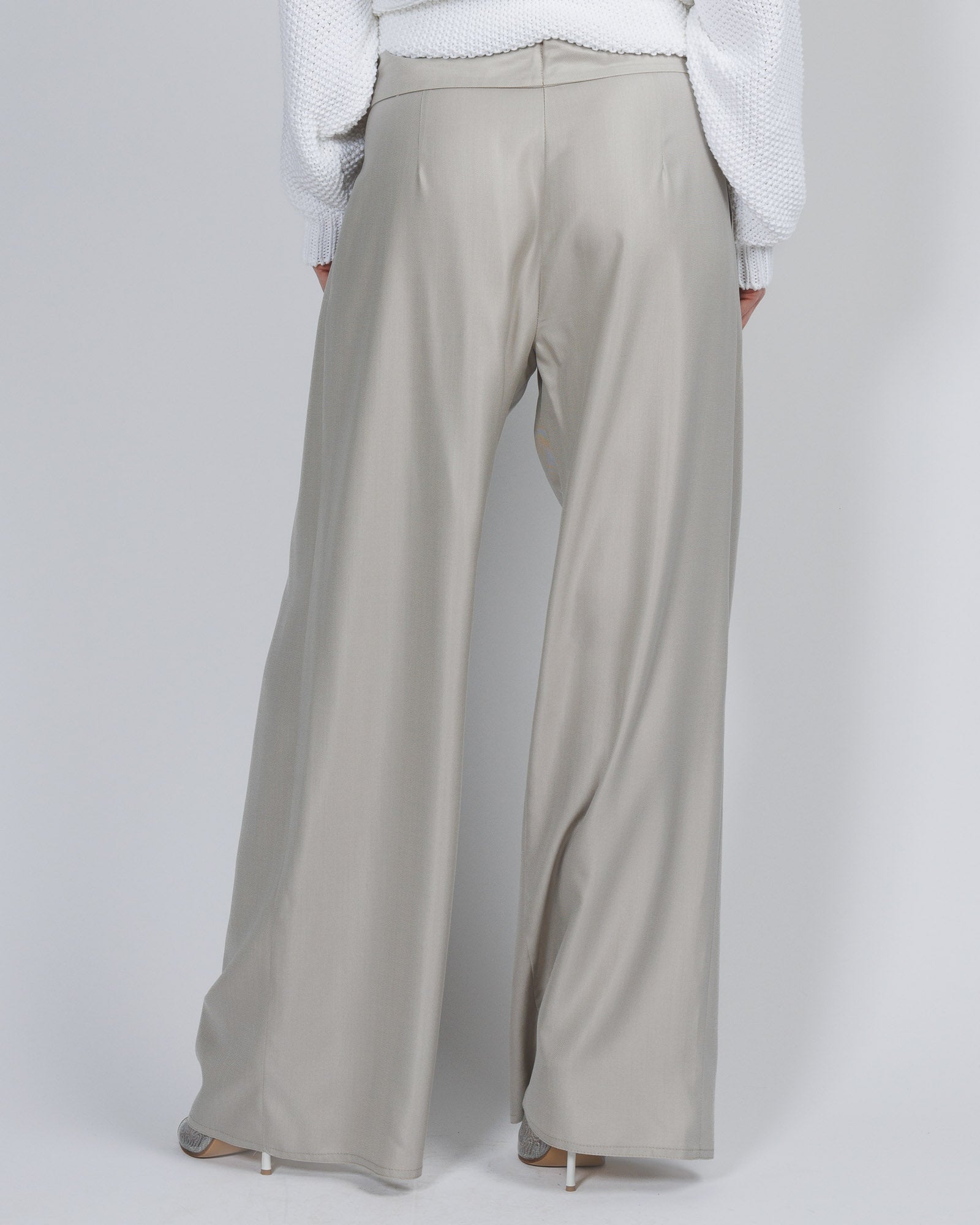 Wide Leg Pant With Belt