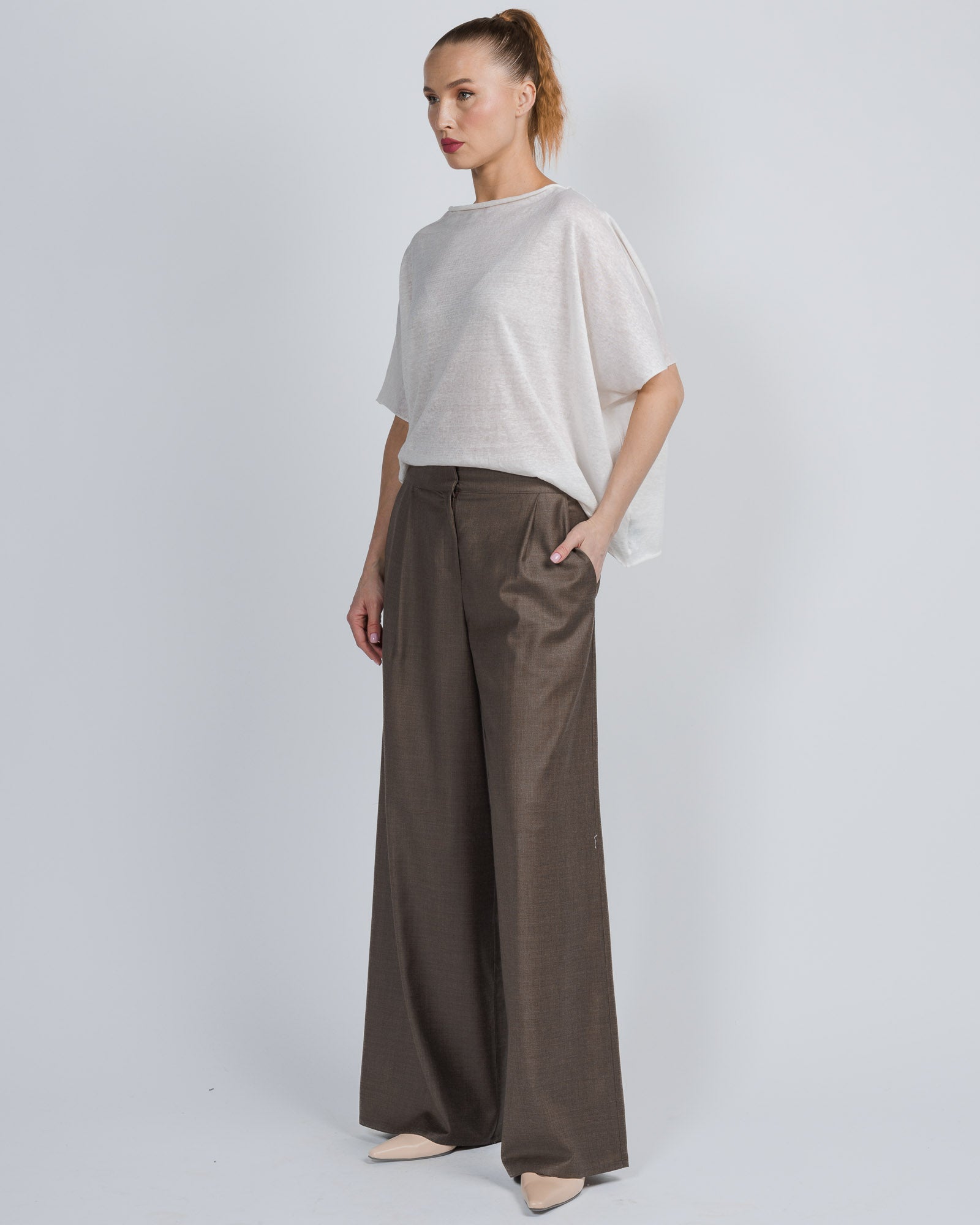 Wool Full Pants
