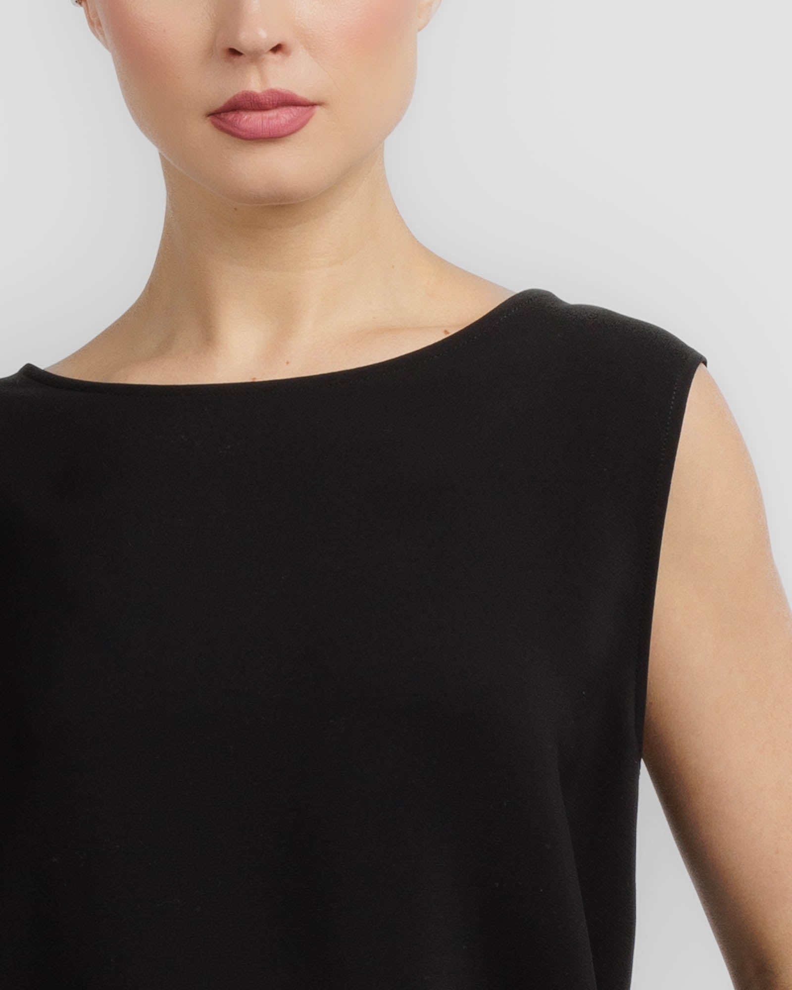 Silk Drape Back Top