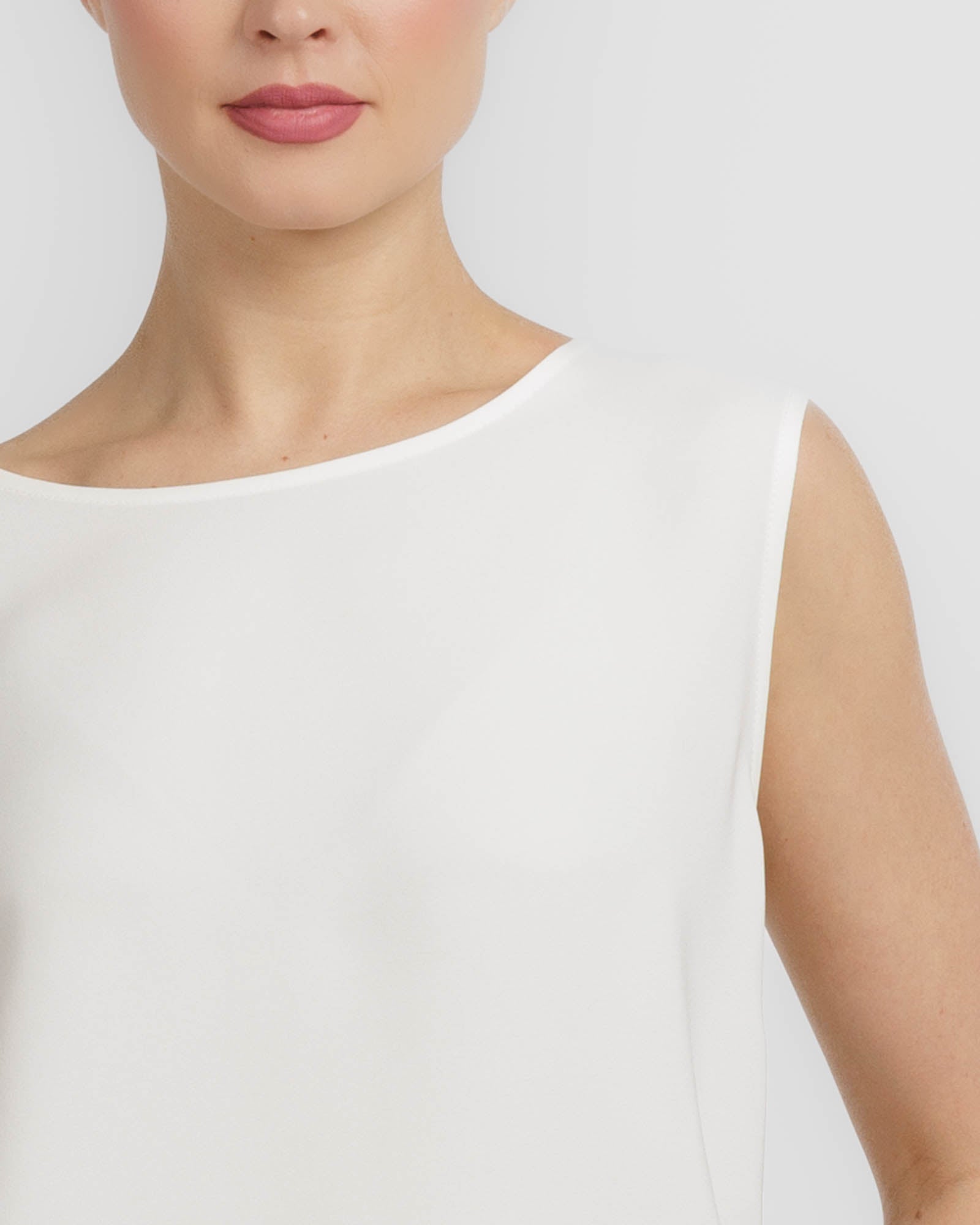 Silk Drape Back Top