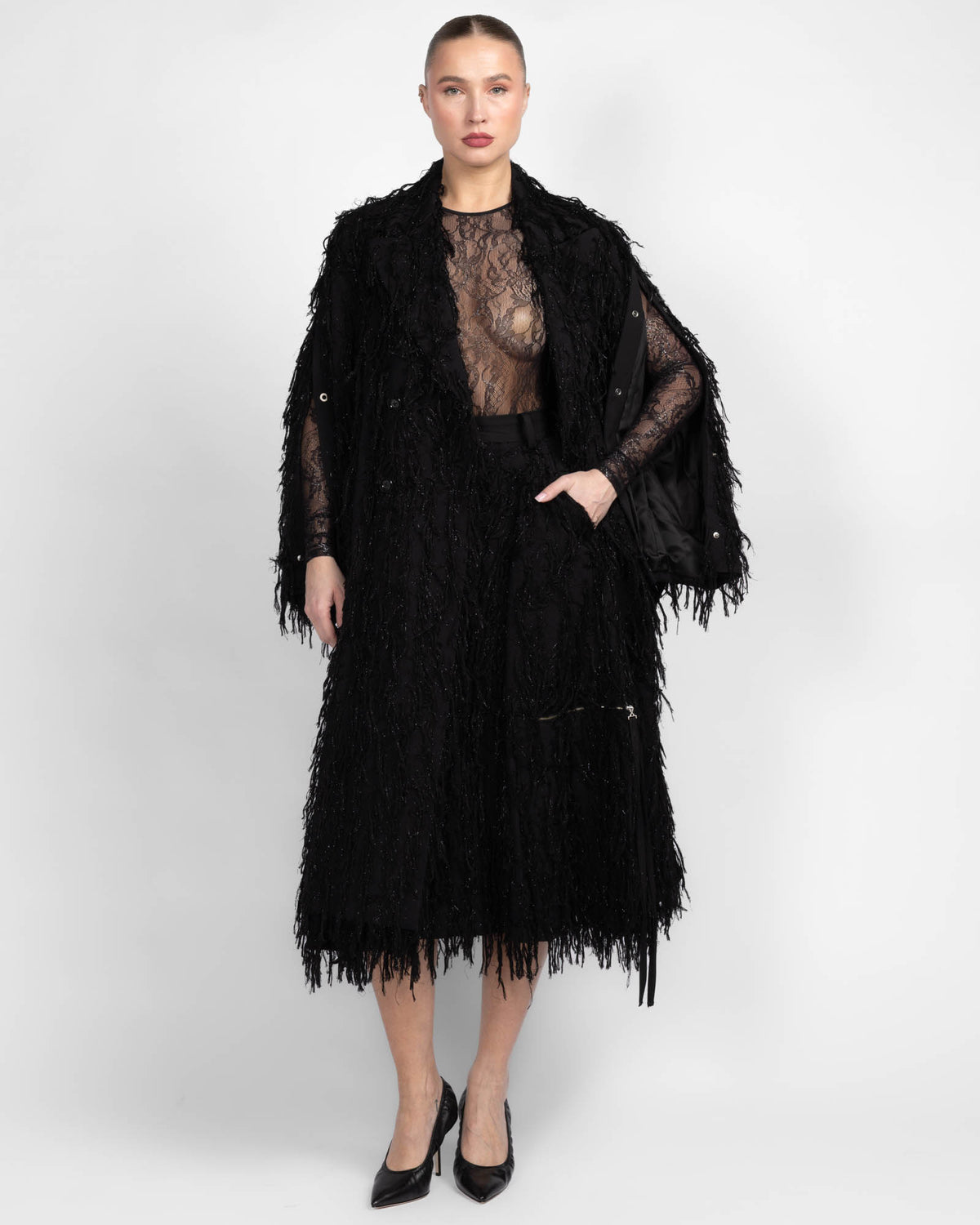 Open Sleeve Coat
