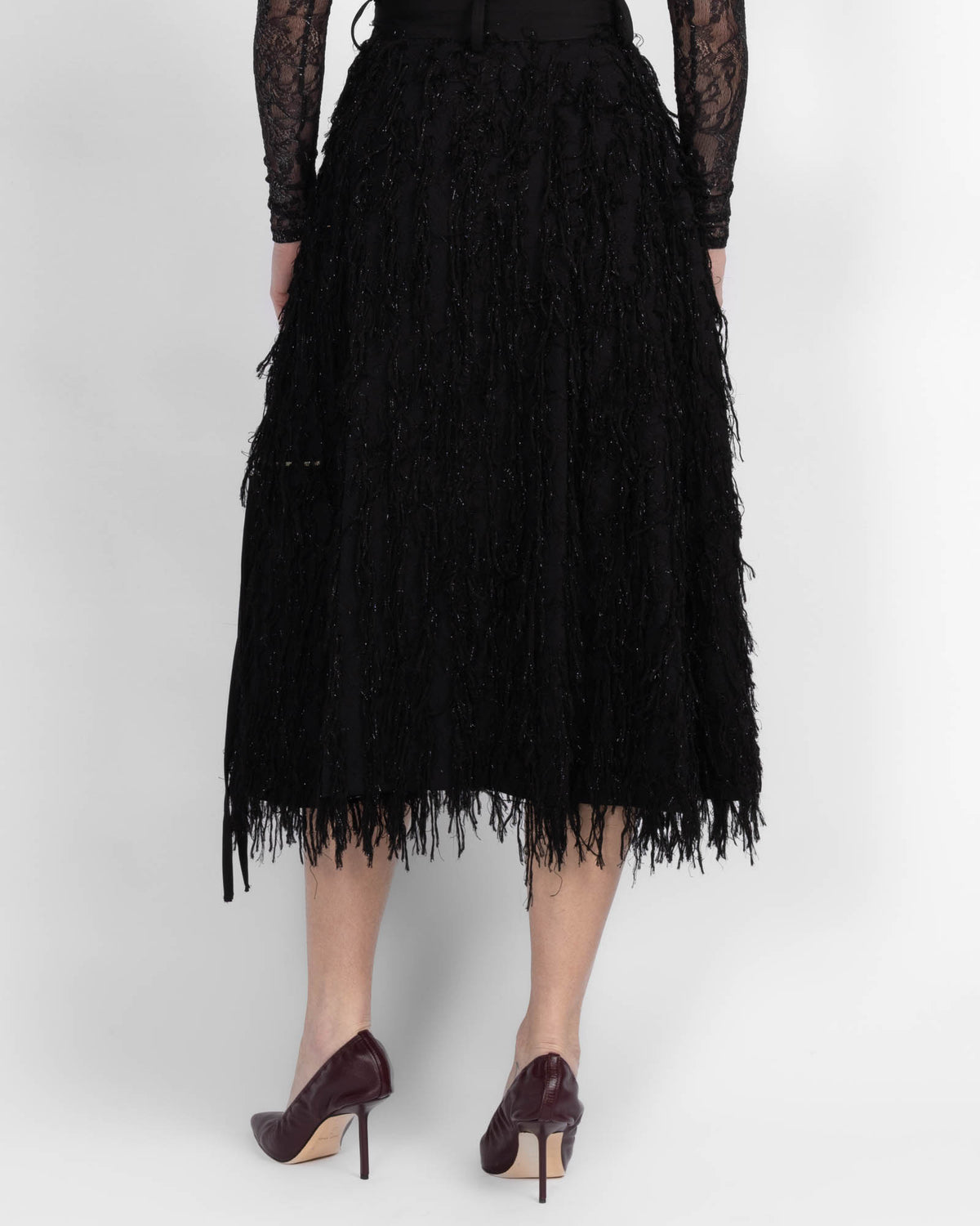 Zip Flare Skirt