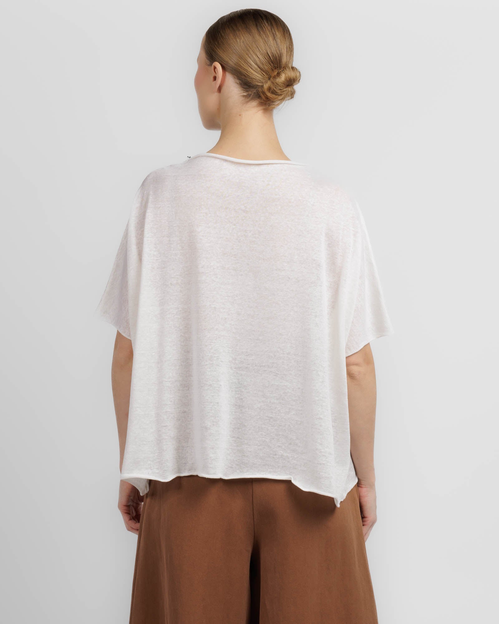 Asymmetric Knit T-Shirt