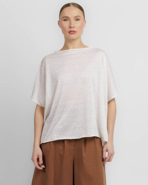 Asymmetric Knit T-Shirt