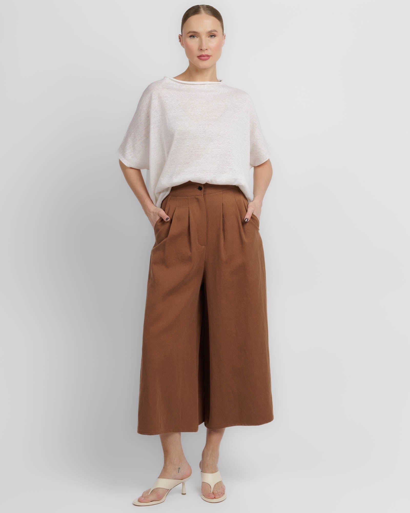 Asymmetric Knit T-Shirt