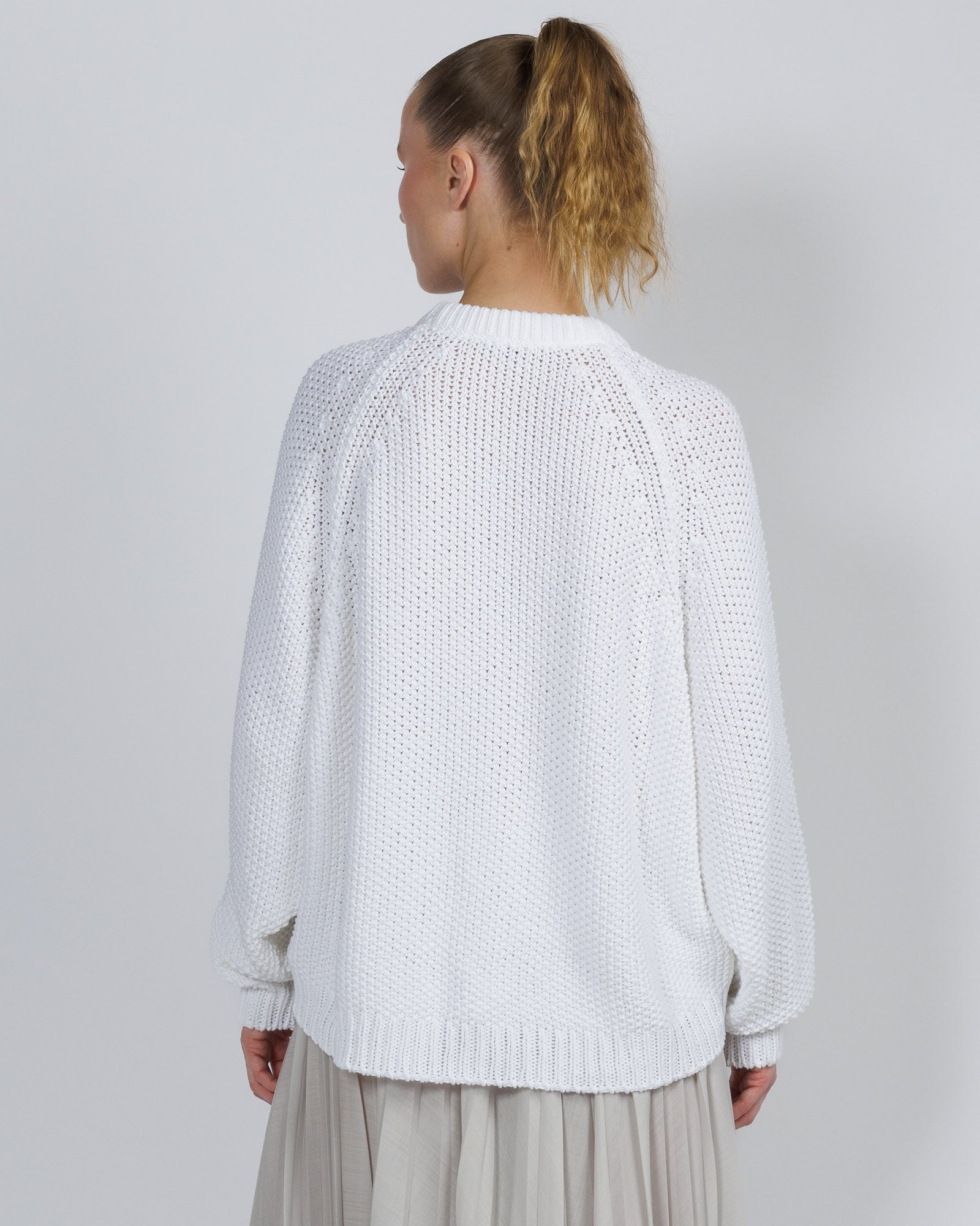 Deep Raglan Easy Sweater