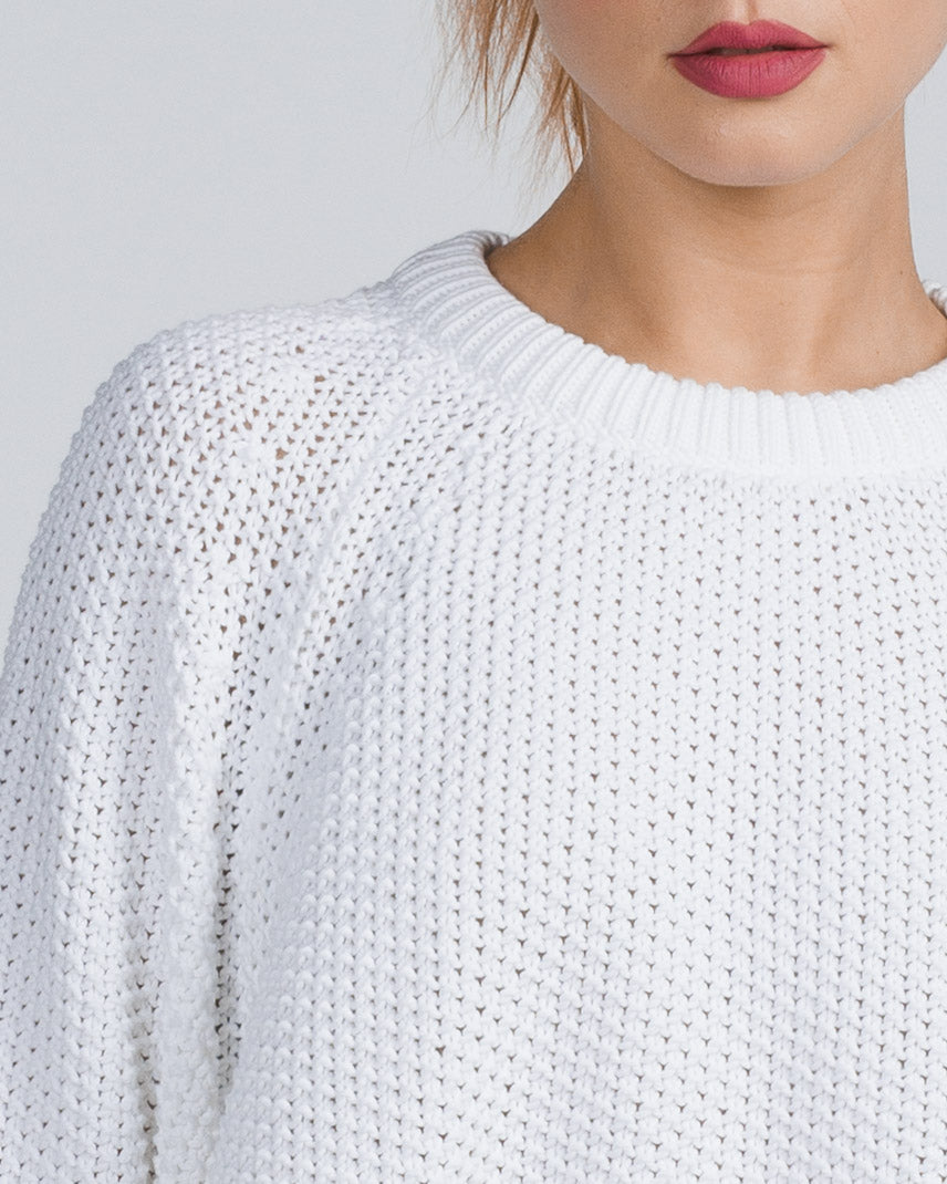 Deep Raglan Easy Sweater