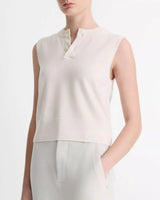 Henley Crew Neck Top