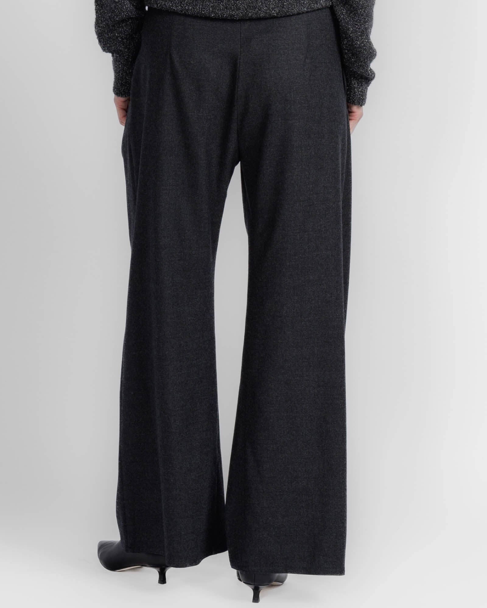 Wide Leg Pants With Belt