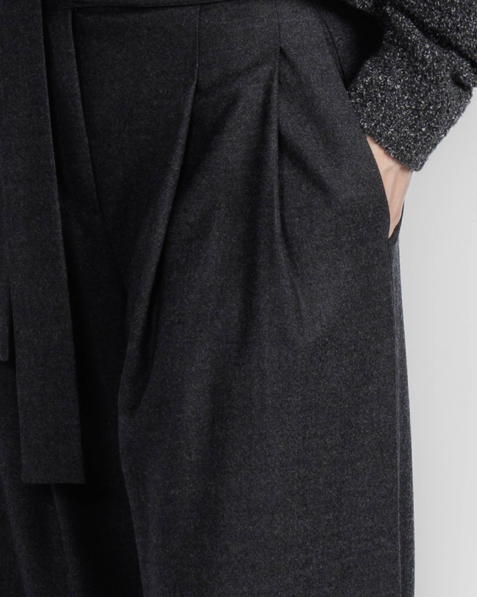 Wide Leg Pants With Belt