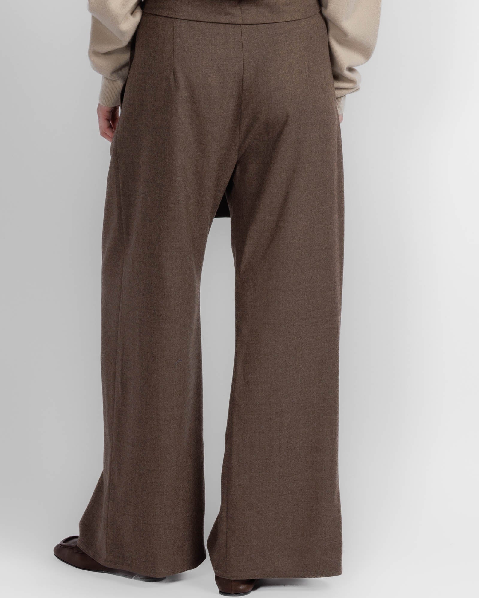 Wide Leg Pants With Belt