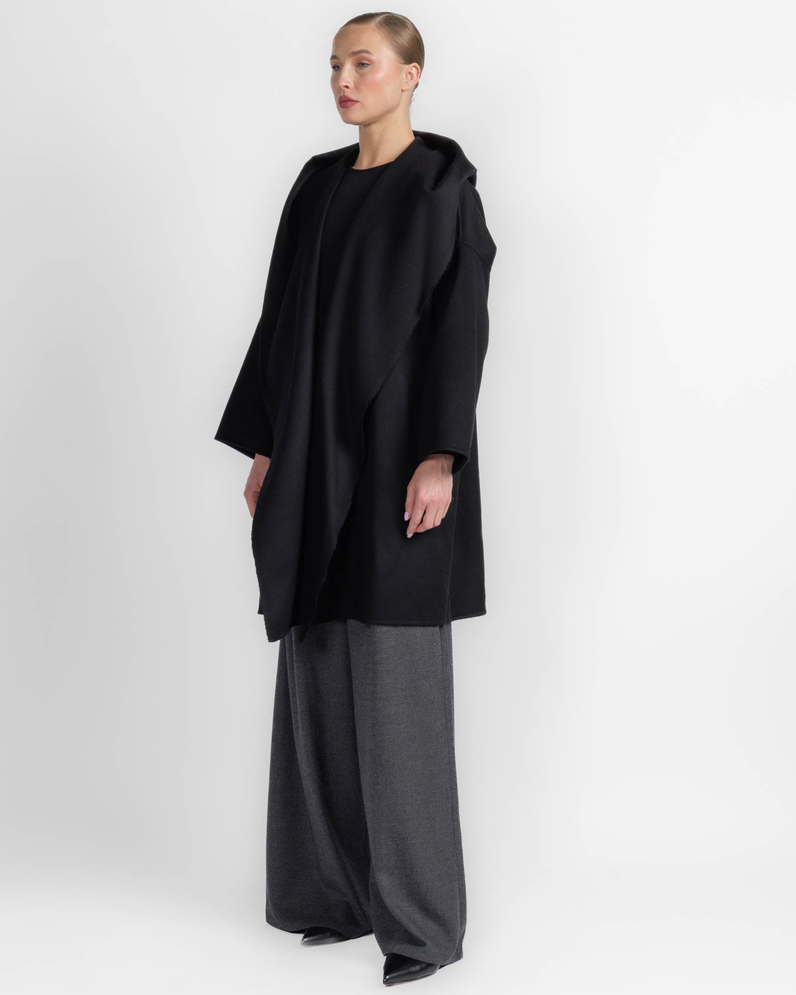 Hooded Coat With Cimossa