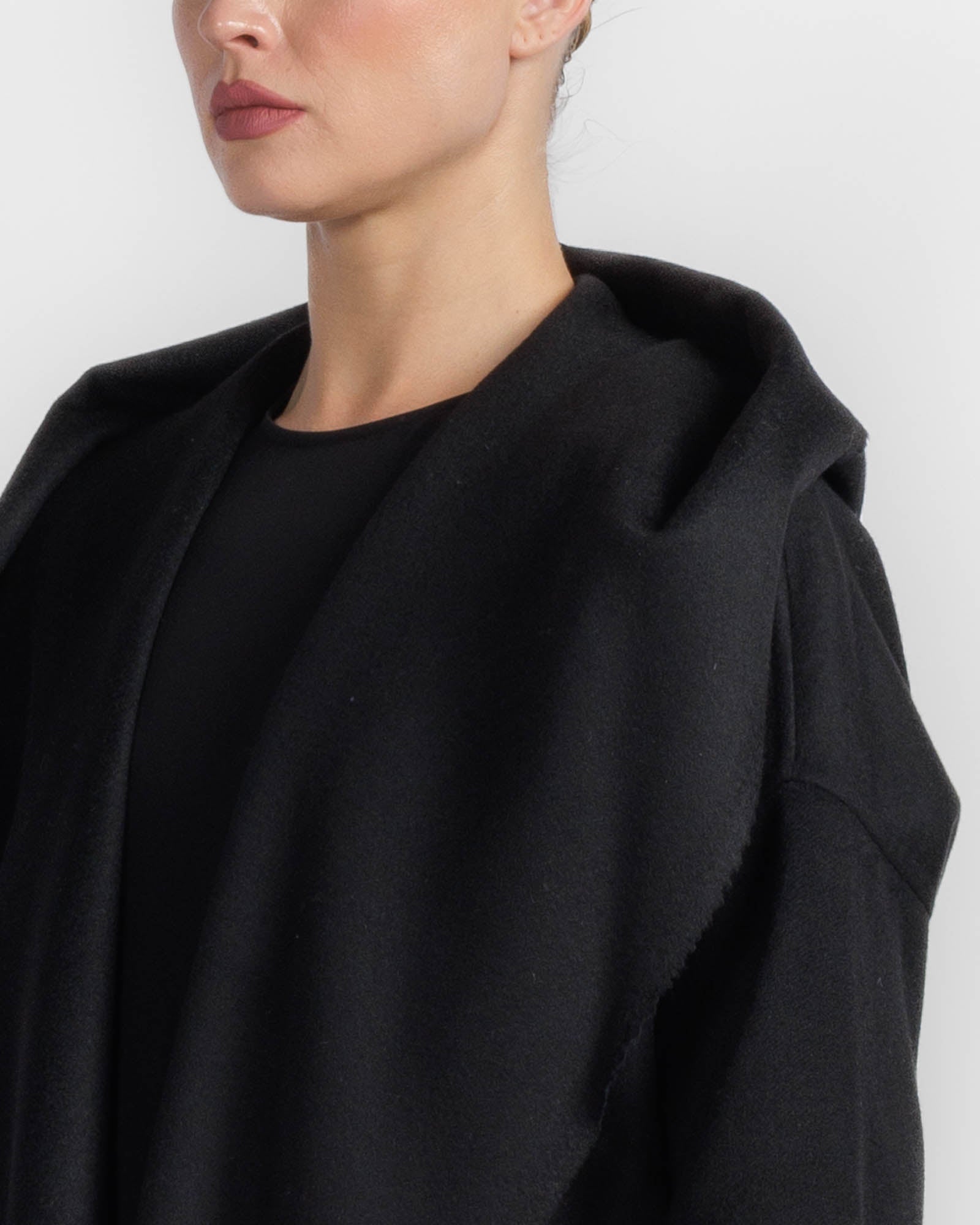 Hooded Coat With Cimossa