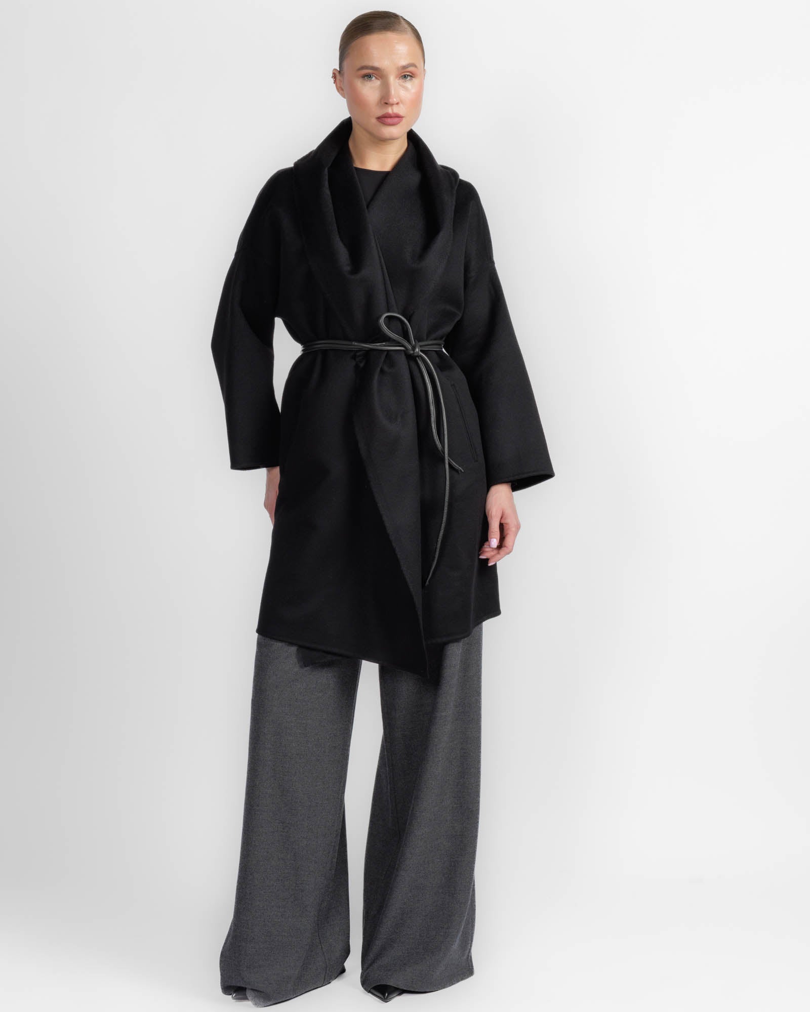 Hooded Coat With Cimossa