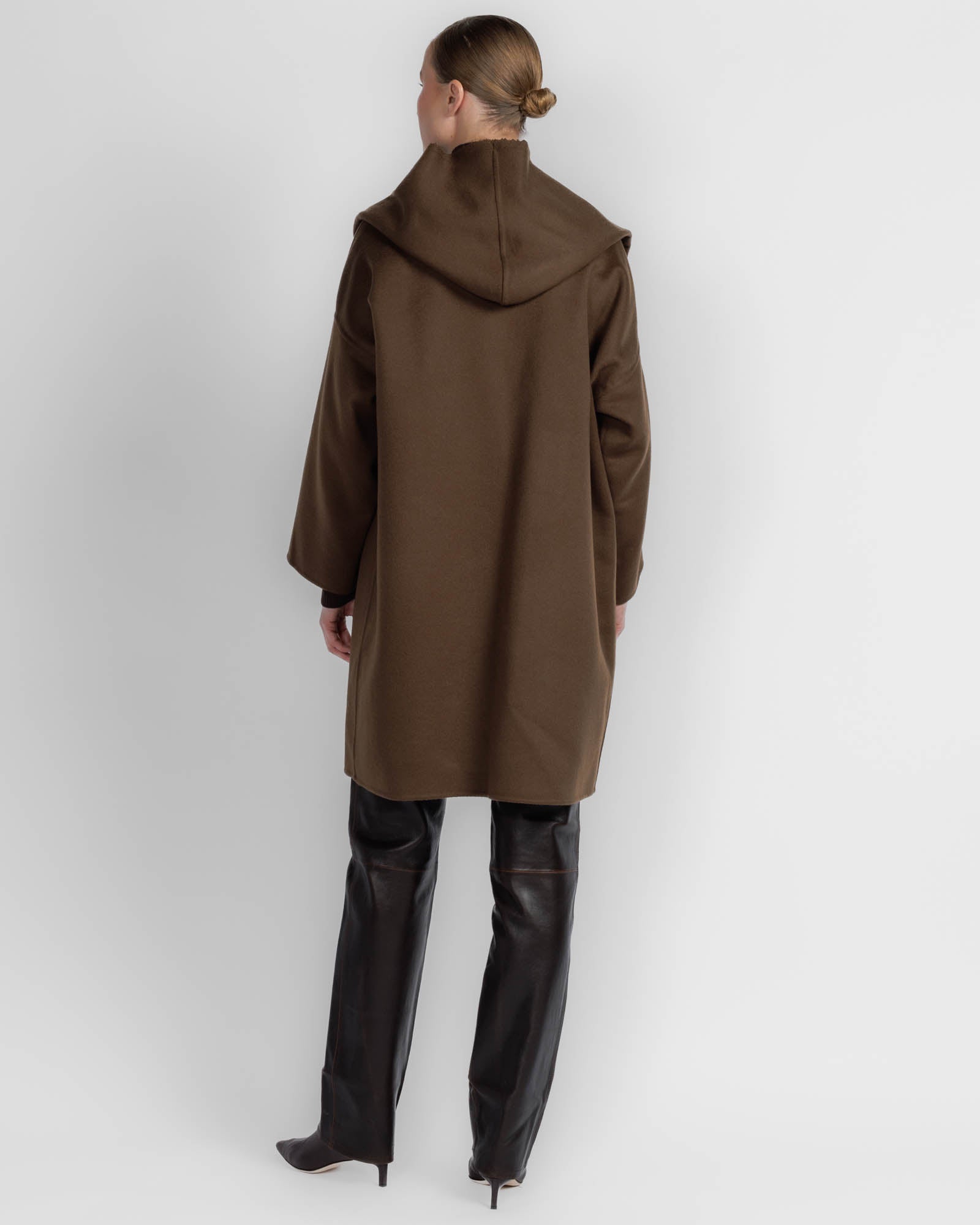 Hooded Coat With Cimossa