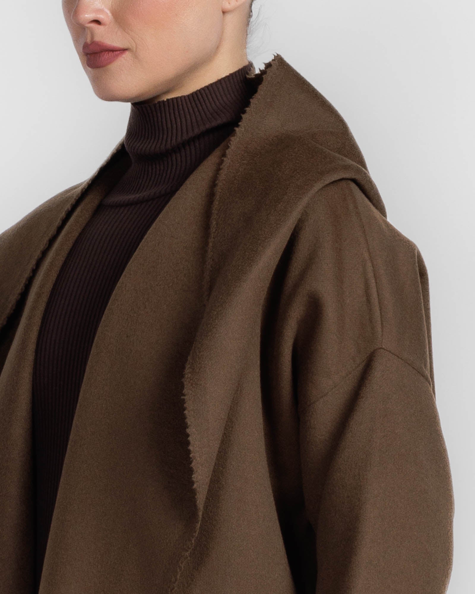 Hooded Coat With Cimossa