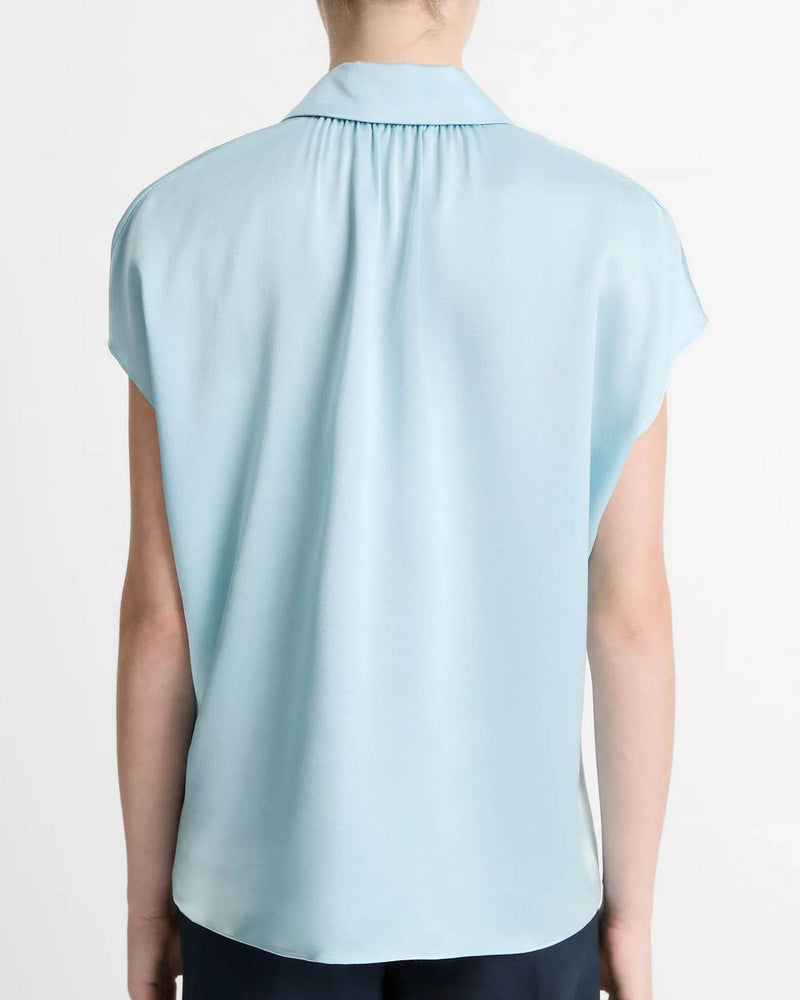 Cap Ruched Blouse