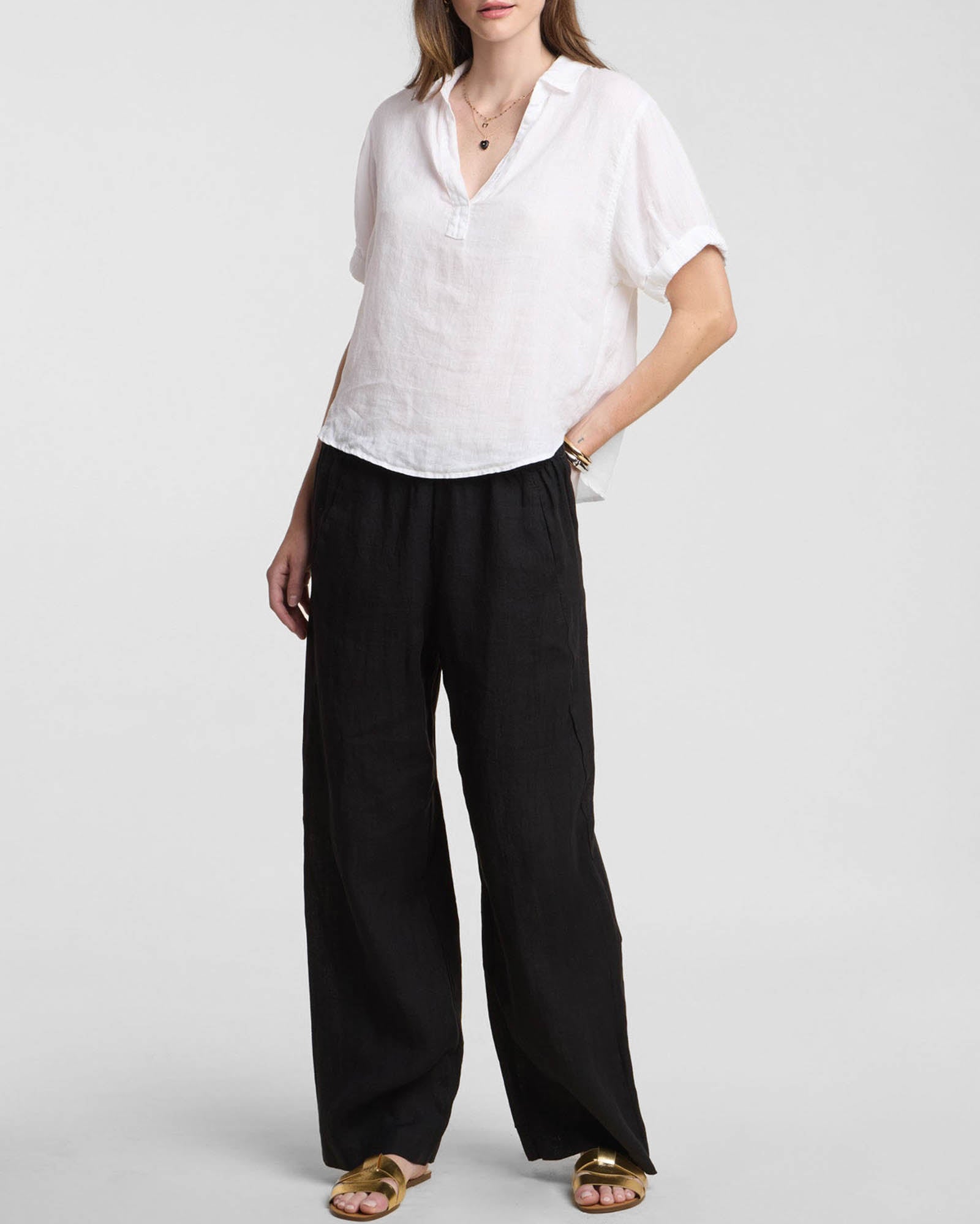 Vivica Linen Top