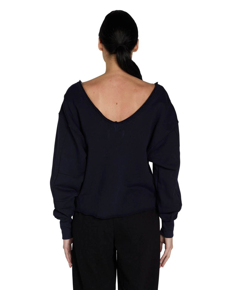 Veronica Double V Roll Sweater