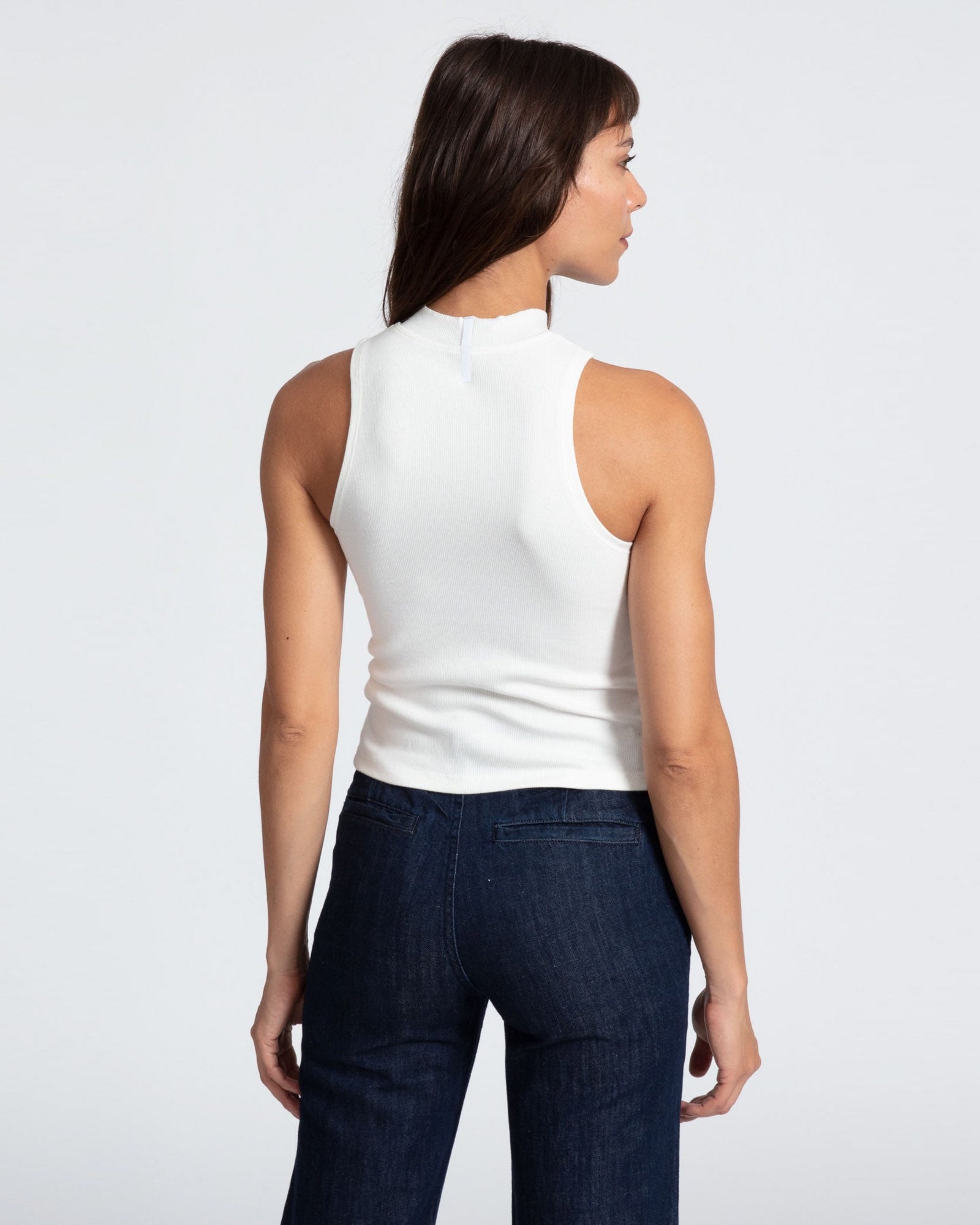 Mock Neck Tank Top
