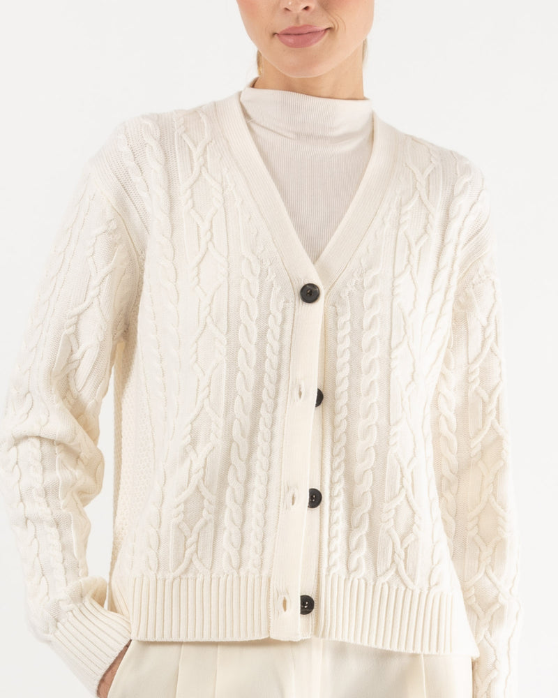 Cable Cardigan