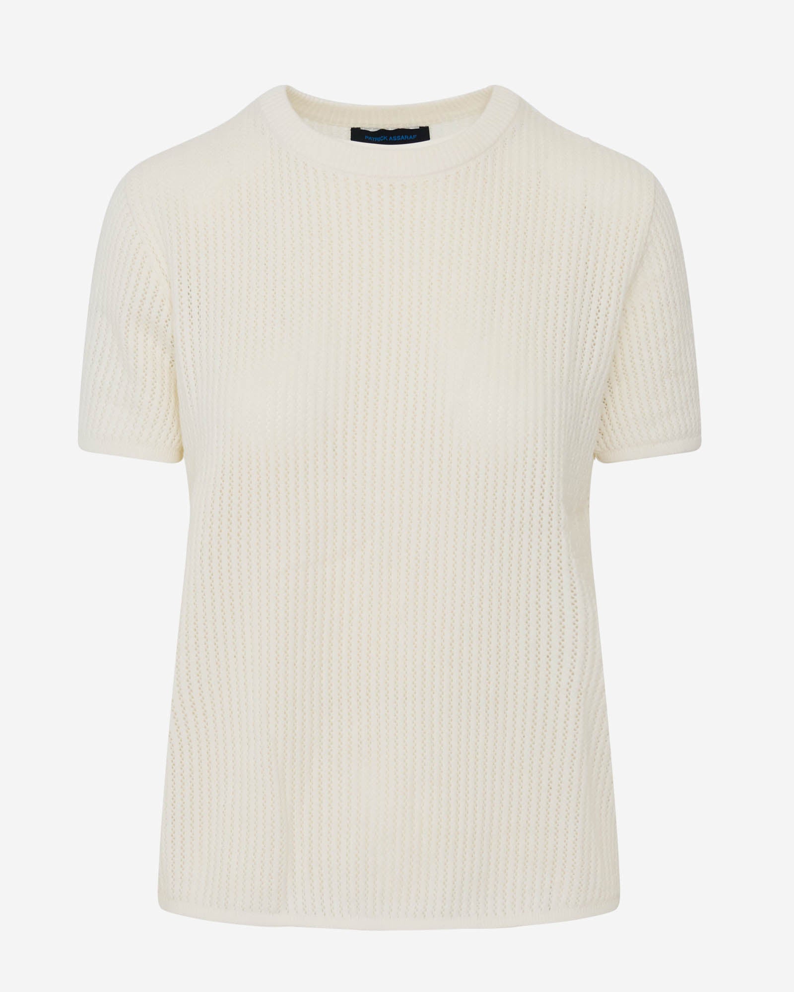 Cotton Cashmere Relaxed Knit Crew Neck