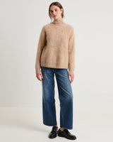 Brushed Cashmere Turtleneck