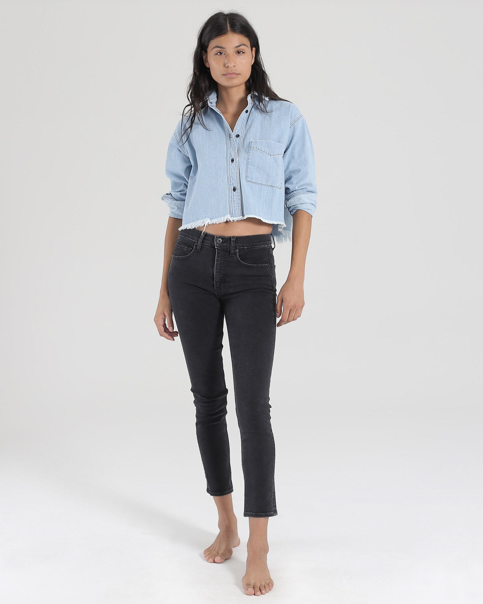 ASKK NY Denim Shirt | TNT - The New Trend | Shop Luxury