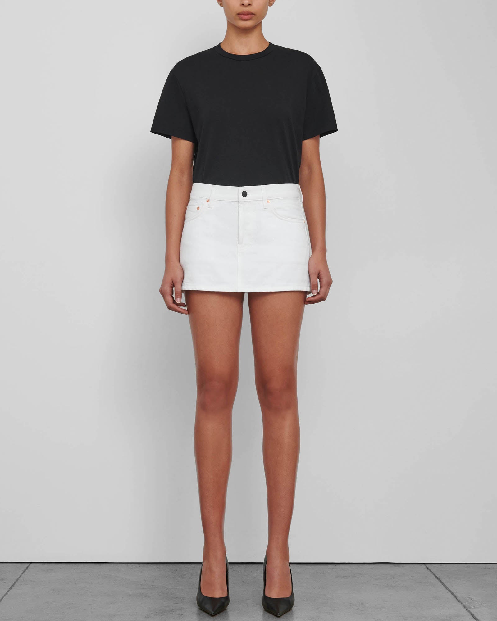 Denim Micro Mini Skirt