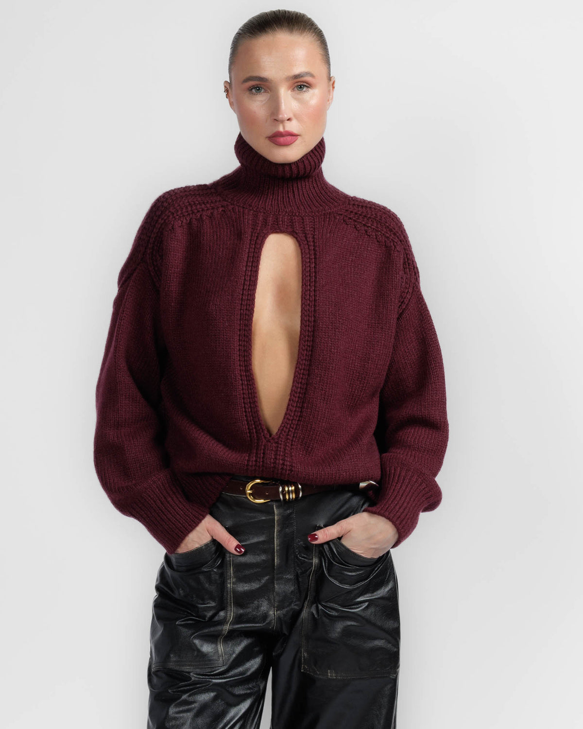 Raglan Slit Sweater
