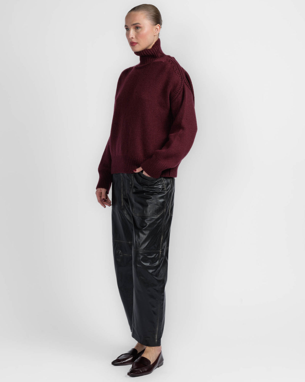 Raglan Slit Sweater