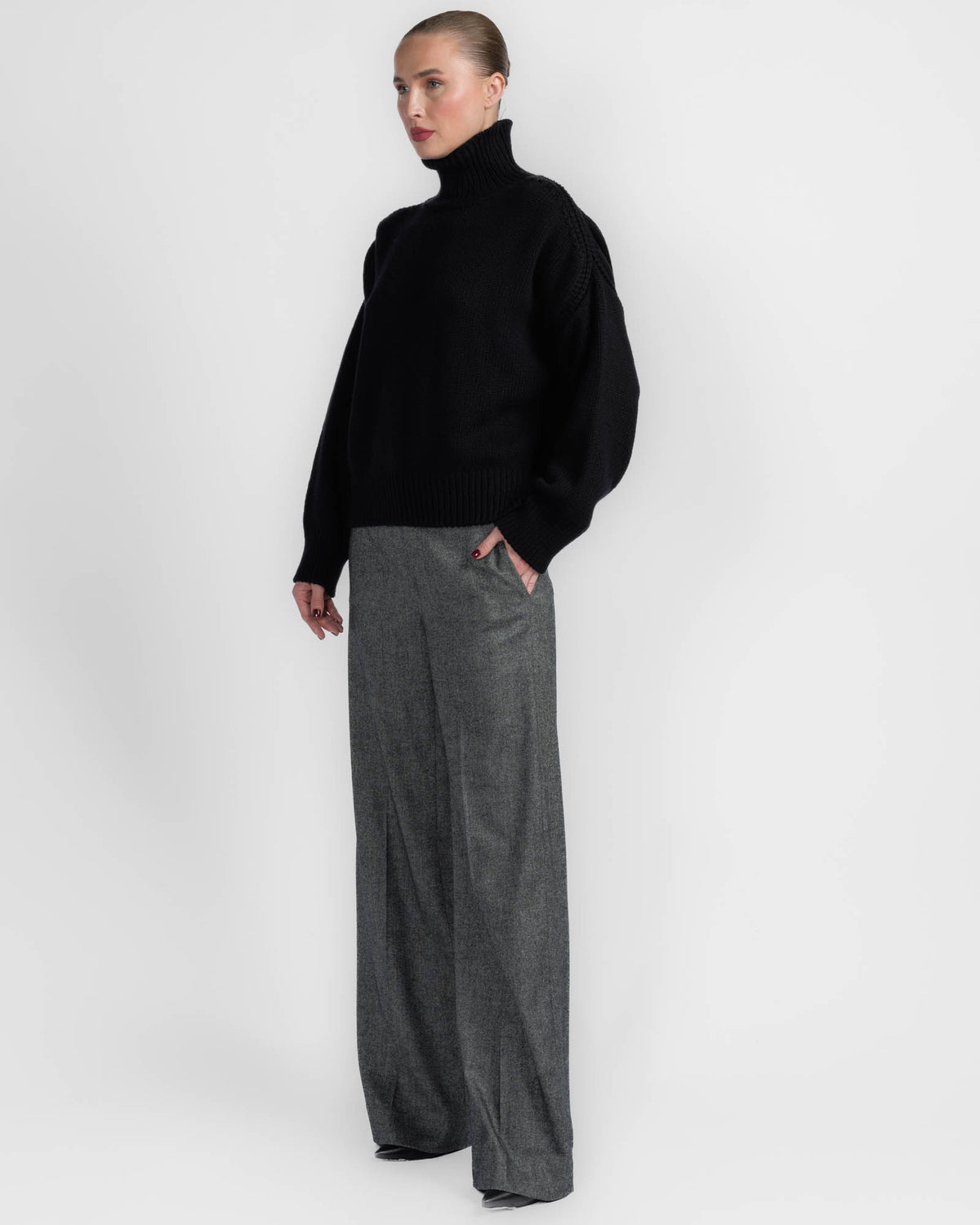 Raglan Slit Sweater