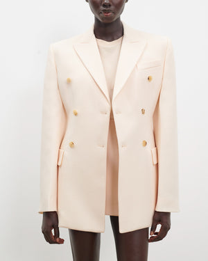 New Double Breasted Contour Blazer