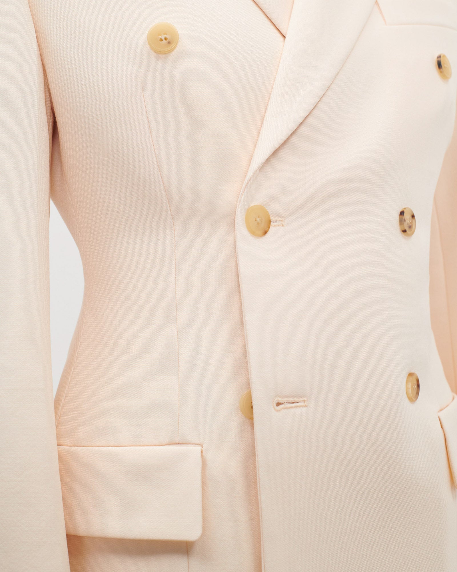 New Double Breasted Contour Blazer
