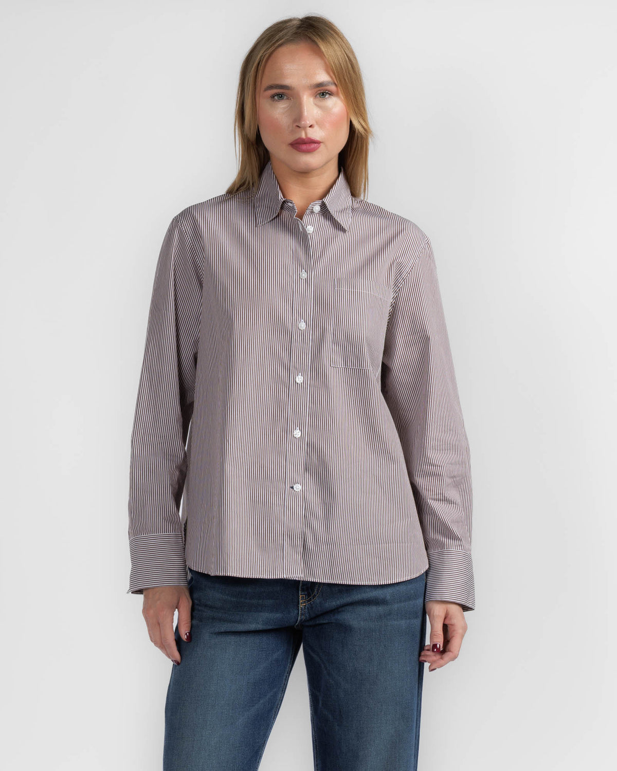 Long Sleeve Bf Pocket Shirt