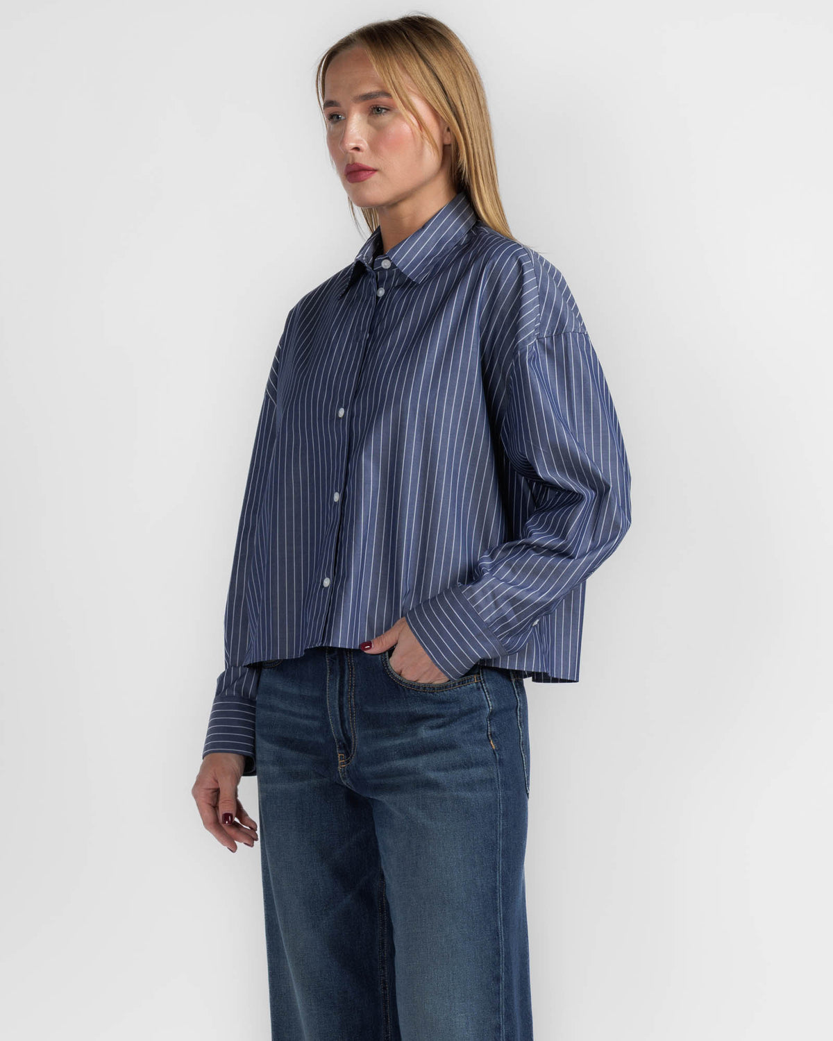 Long Sleeve Boxy Shirt