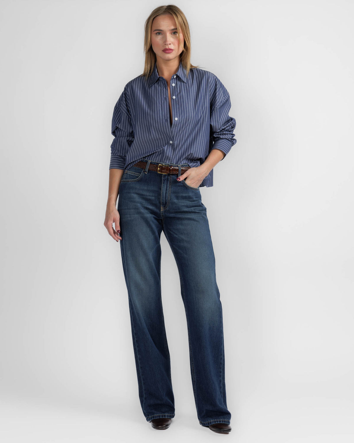 Long Sleeve Boxy Shirt