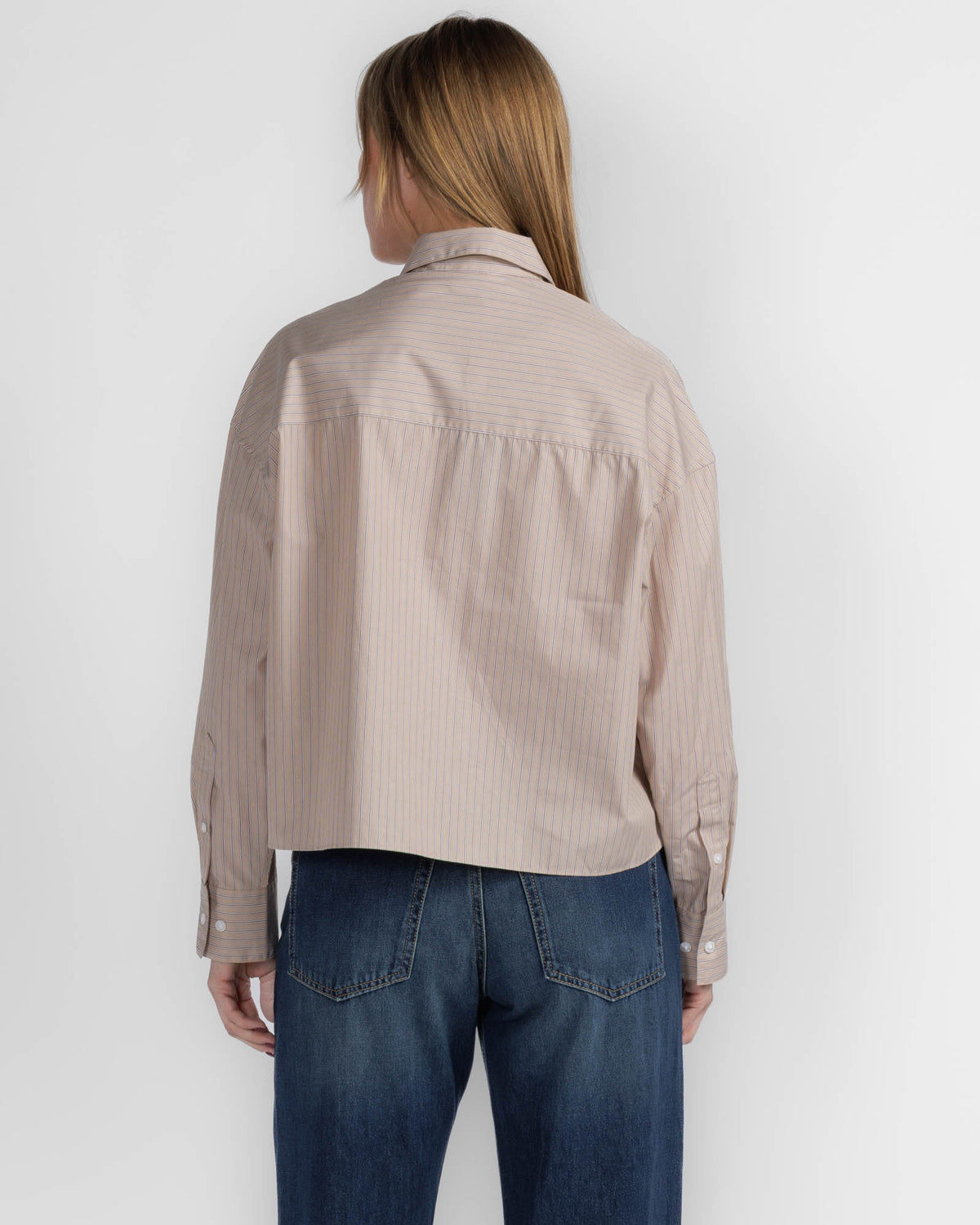 Long Sleeve Cotton Boxy Shirt
