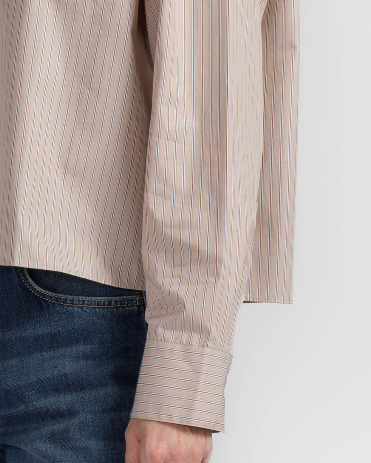 Long Sleeve Cotton Boxy Shirt
