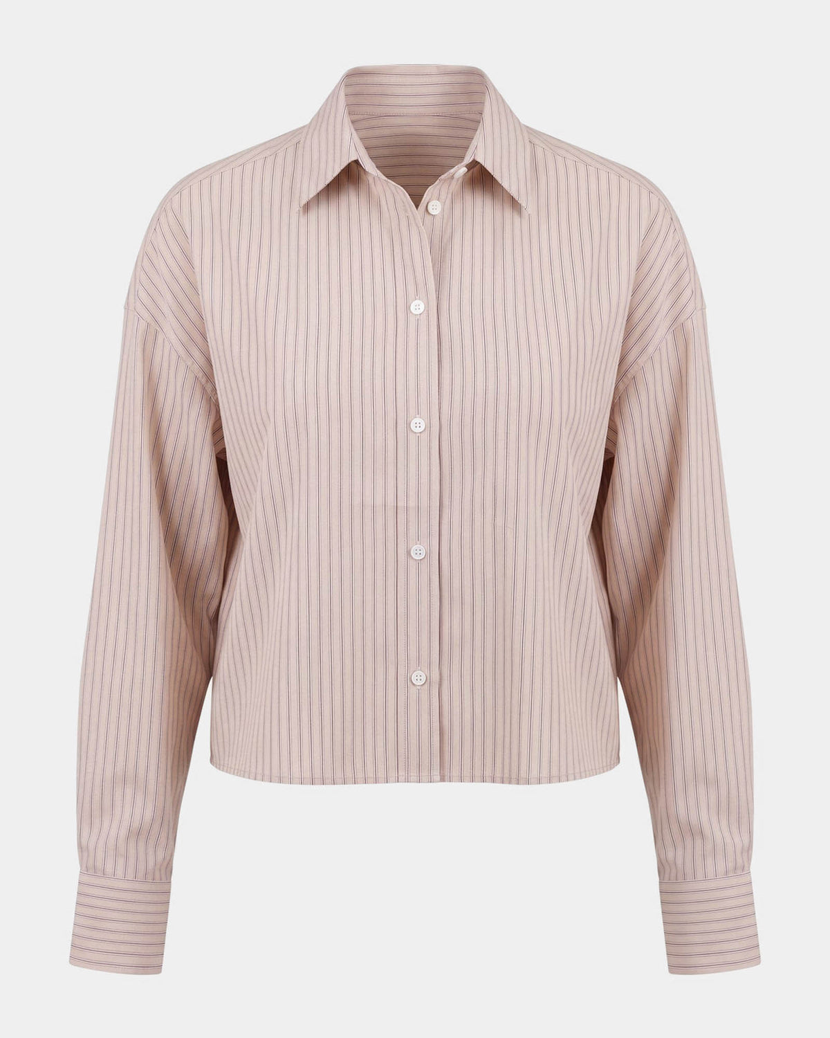 Long Sleeve Cotton Boxy Shirt