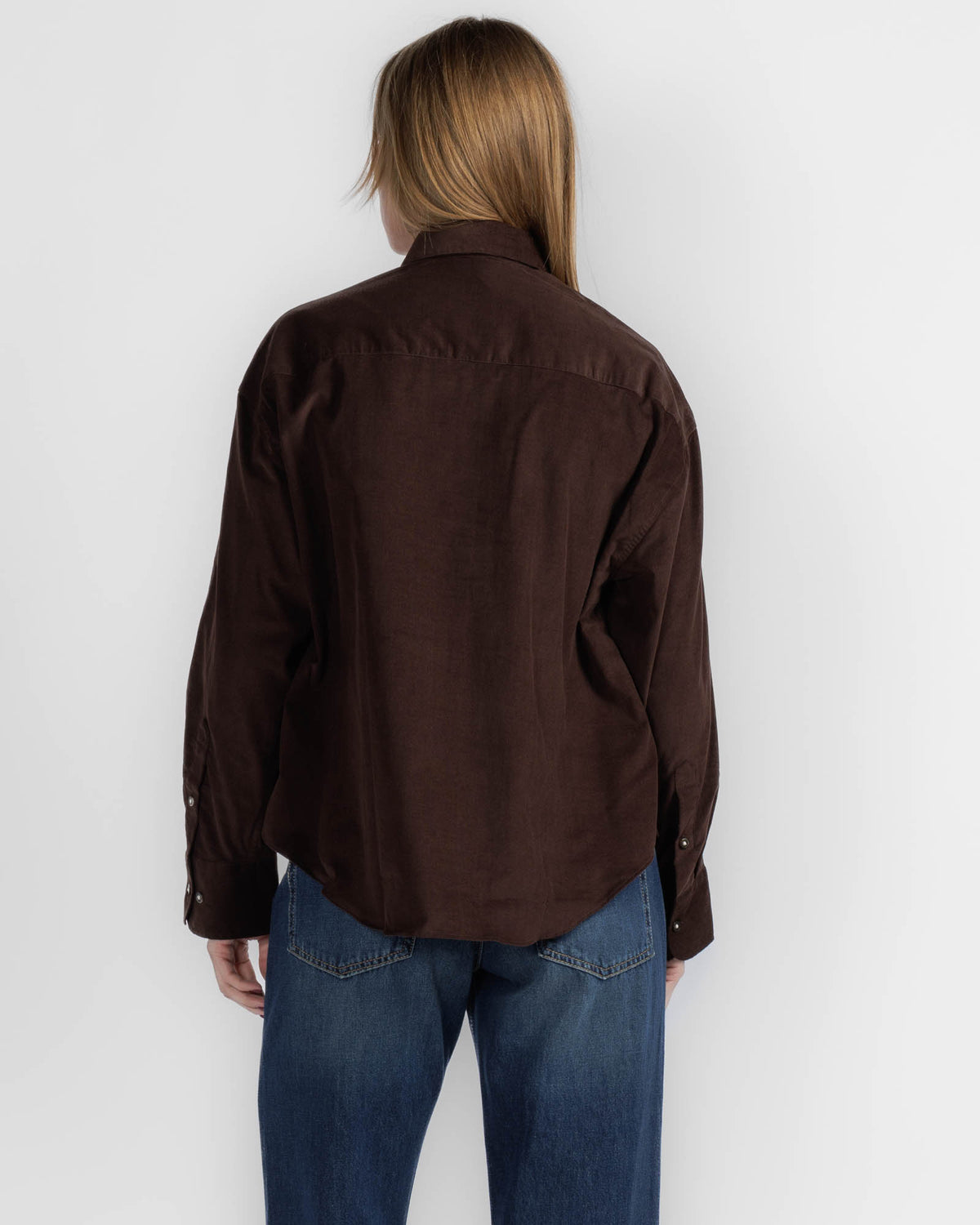 Long Sleeve Cord Bf Shirt