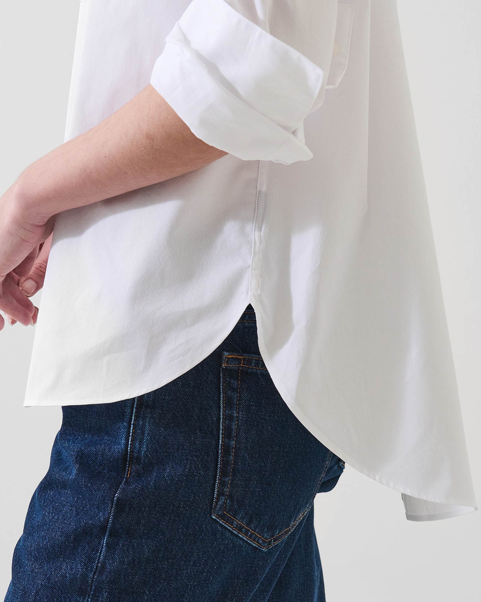 Cotton Boyfriend Pocket Shirt