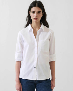 Cotton Boyfriend Pocket Shirt