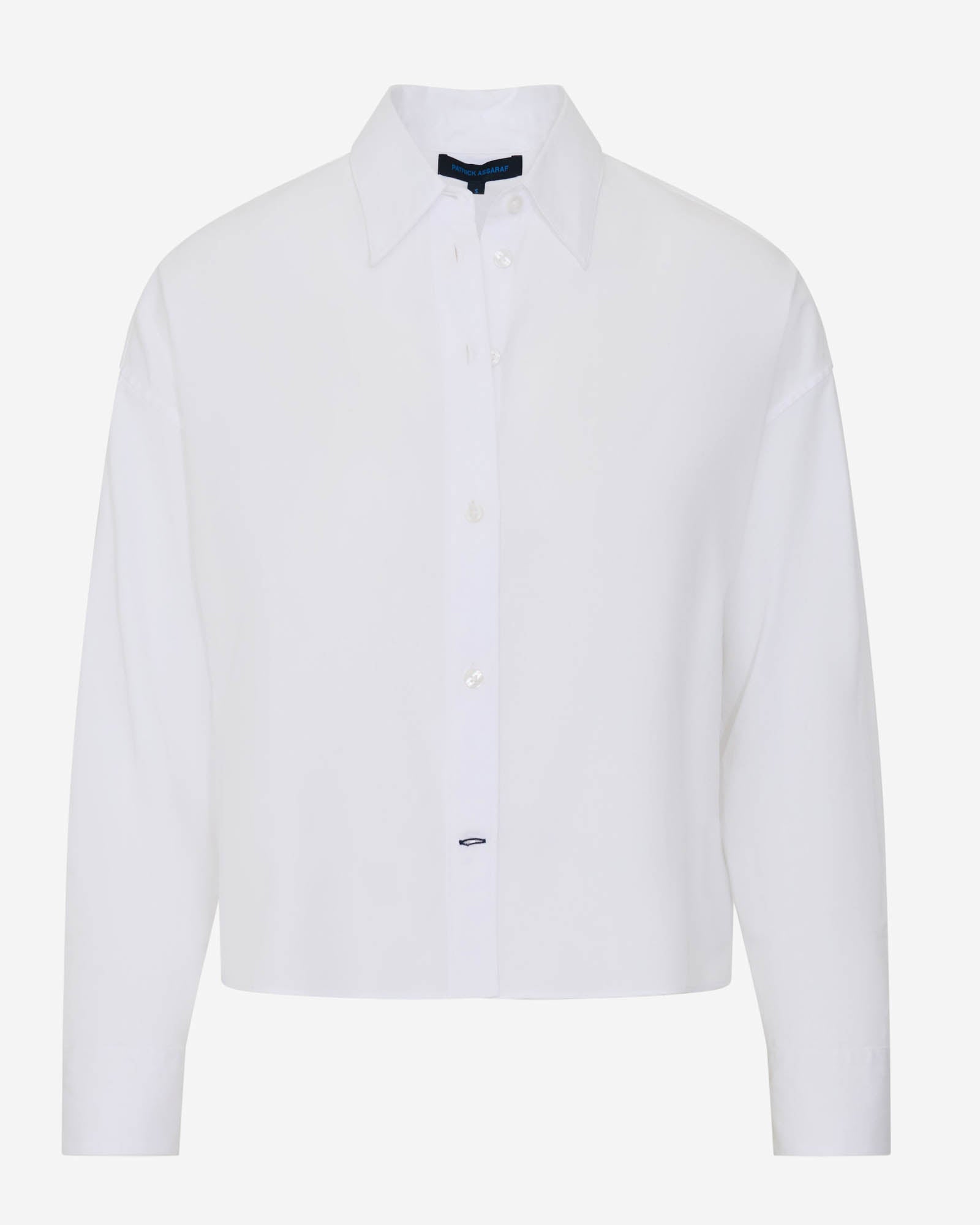 Cotton Stripe Boxy Shirt