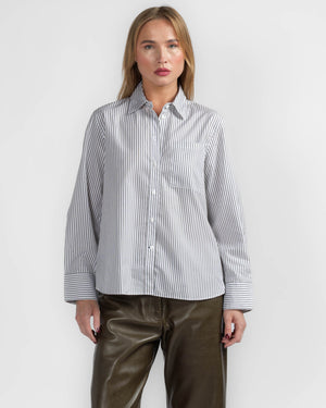 Long Sleeve Bf Pocket Shirt