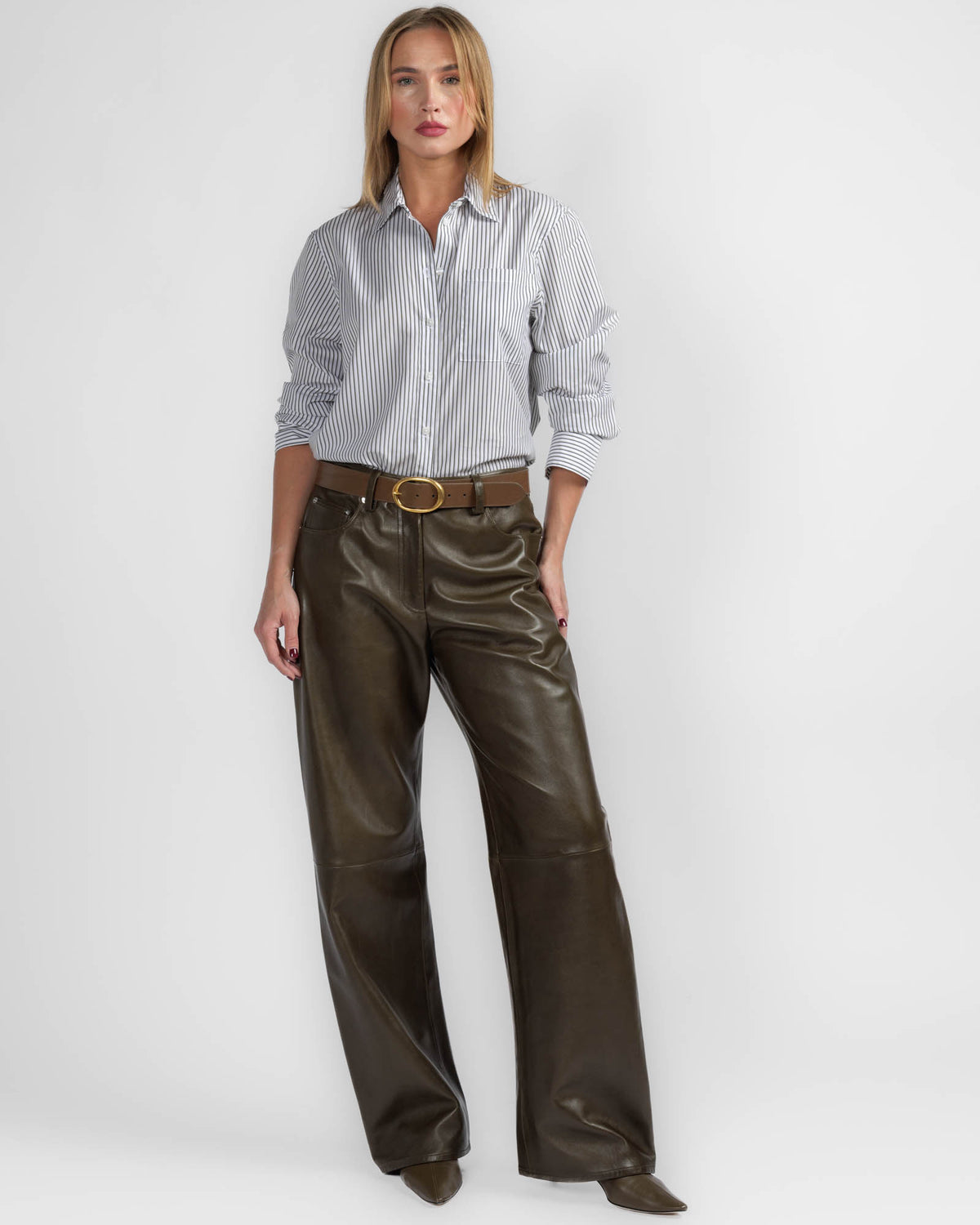 Long Sleeve Bf Pocket Shirt