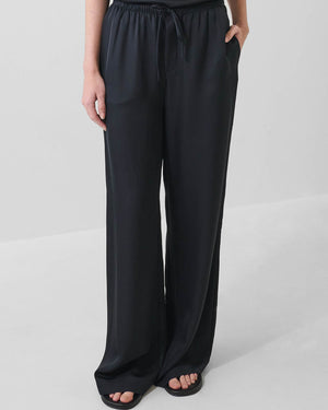 Silk Satin Drawstring Pant